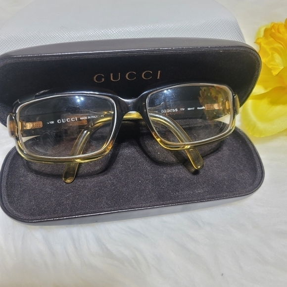 GUCCI GG 2475/S BROWN FRAME LENSES PRESCRIPTION - Picture 2 of 16